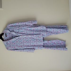 Jessica Women's Floral 2-Piece Pajama Set- Size XL